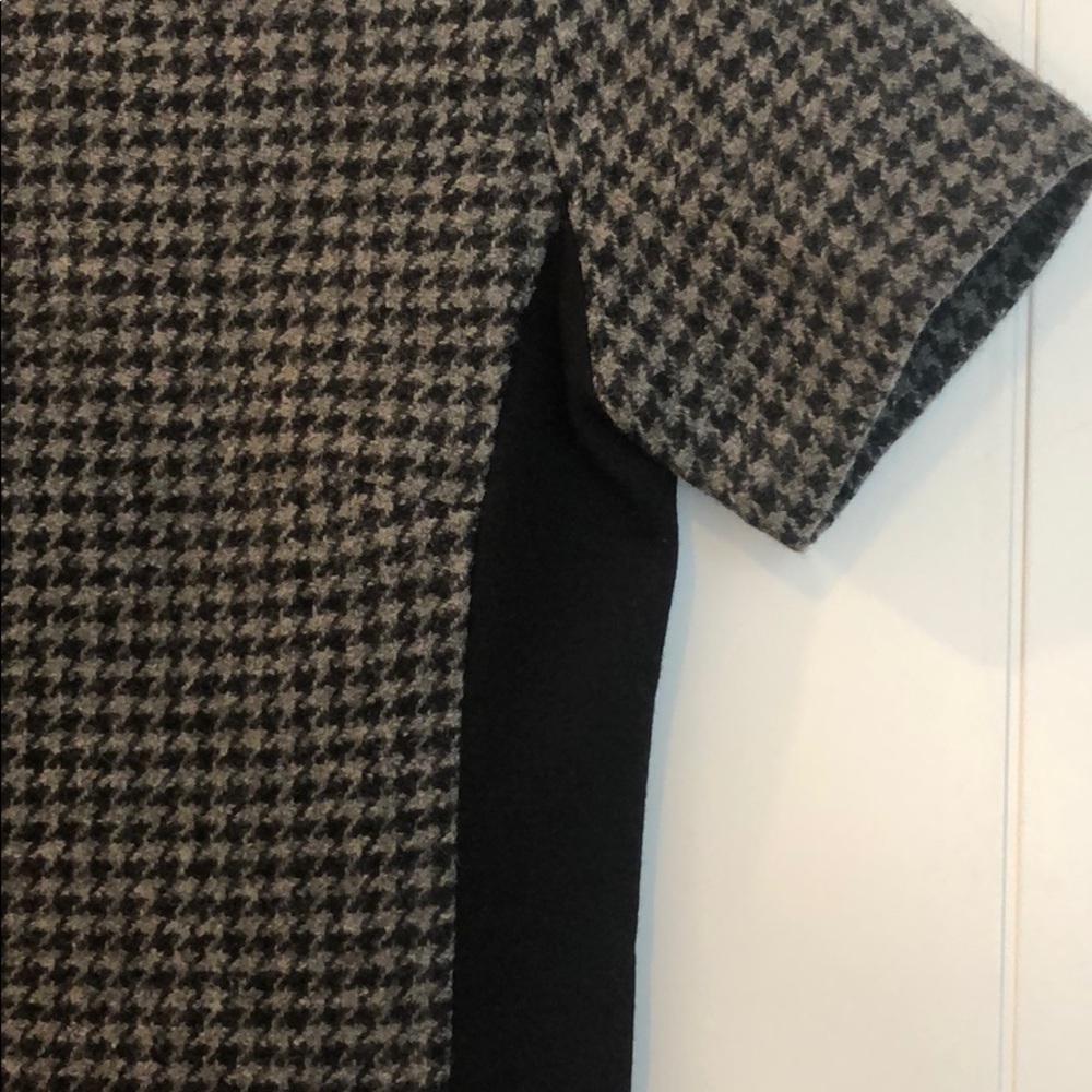 J. Crew Mixed Gray Black Houndstooth Dress Size 2P - Picture 5 of 8
